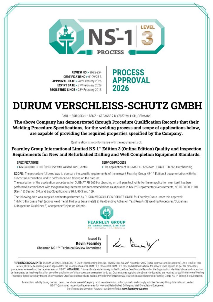Schermata per i certificati