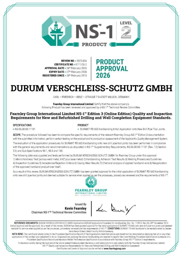 Schermata per i certificati