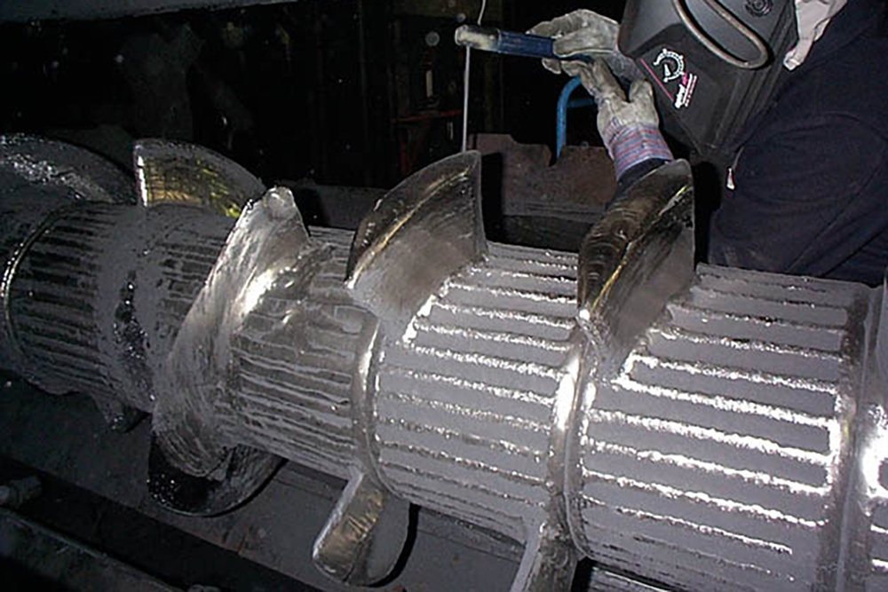 Manual arc welding - DURUM wear protection