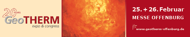 GeoTHERM 2027, Offenburg, 25. und 26. Februar 2027: zur Webseite der Messe
