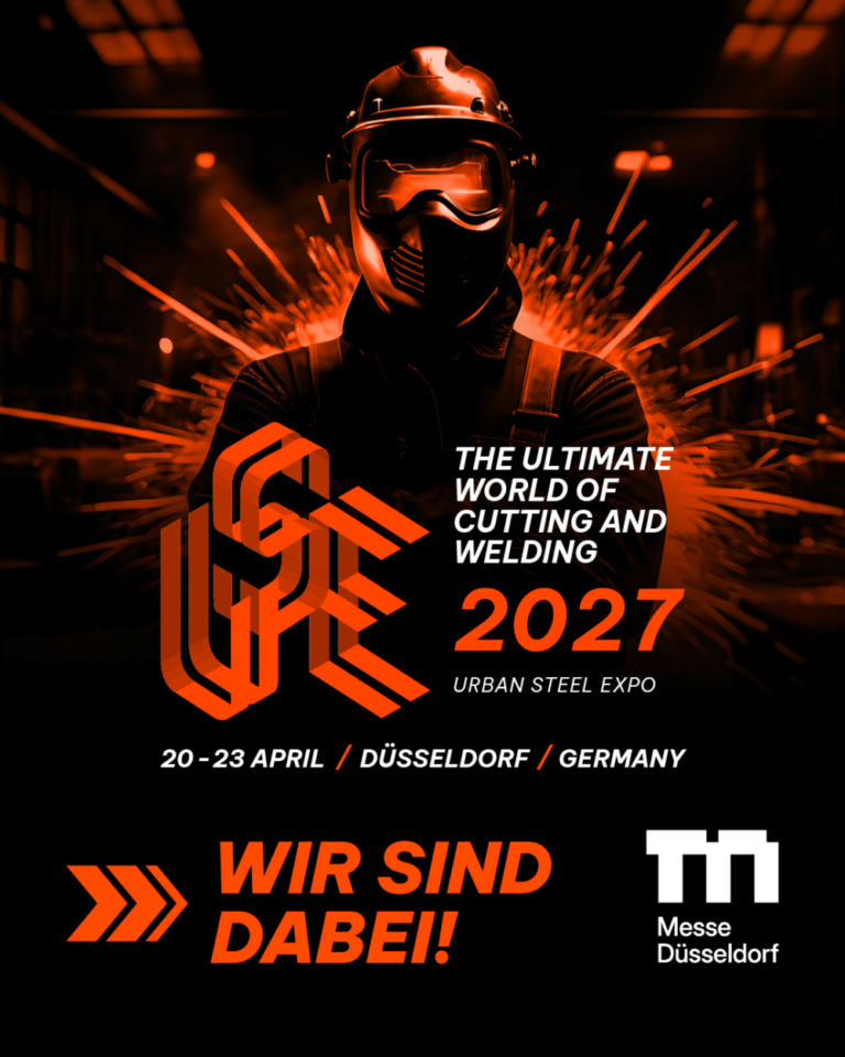 Urban Steel Expo 2027, Düsseldorf, 20. bis 23. April 2027: zur Webseite der Messe